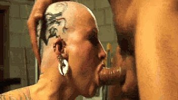Tattooed MILFs get wild and kinky during inking session