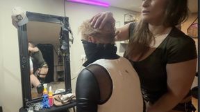 hair styles for submissive lave training hair cutting and humiliation