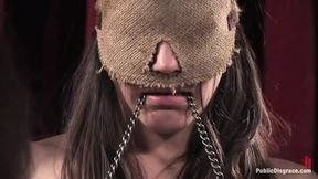 Bobbi Starr vulnerable and destroyed by cocks and crowd
