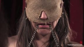 Bobbi Starr vulnerable and destroyed by cocks and crowd