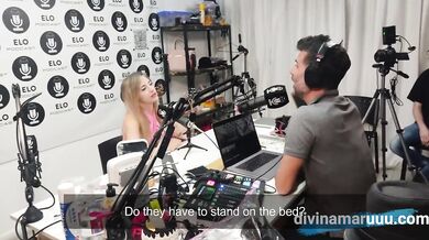 Behind the Scenes of DivinaMaruuu's thresome Porn Video in Elo Podcast's Spicy Room