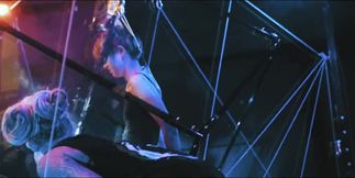 Russian Shibari Show destroys petite bondage queen on stage