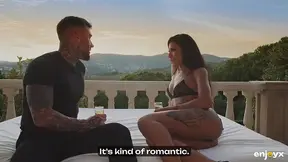 Andrea Retali enjoys a horny hookup with the stunning backdrop of a