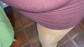 Balbina Violet BBW Pantyhose Goddess Sexy Foot Teasing