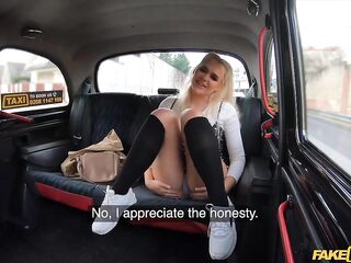 Fake Taxi - fertile British student gets a risky creampie so unfathomable in her vagina
