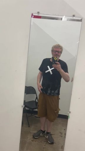 TRYING ON CLOTHES