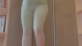 Horny Lady after gym