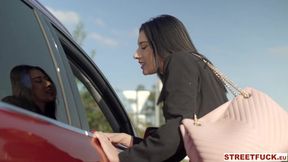 STREETFUCK Emily Pink Brasilien Bitch want Doggy all day long