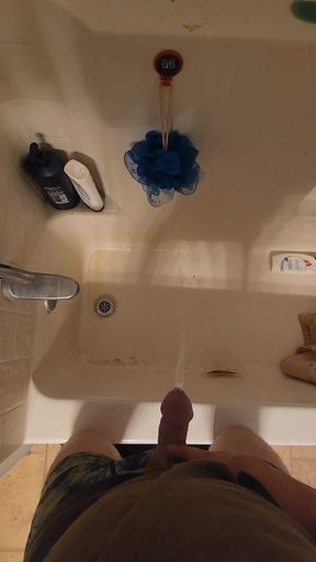 Pissing in the Tub.