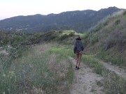 Careful! There are other hikers around here and they might see you.