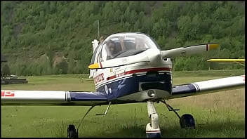 Lady Mai and Lucy Belle Getting Anal Sex on the Wing of an Airplane