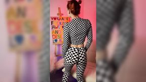 Hairy Pussy&#x1F32E;&#xFE0F; Horny&#x1F975; Masturbation Inside Sexy Taxi Suit