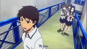 Photo Kano Lovers Embrace Under Starlight in Romantic Anime Escape