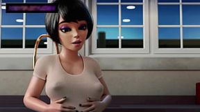 Busty babe deepthroats and gets creampie in hot hentai