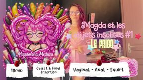 Magda &amp; the unusual objects in the fridge - ANAL VAGINAL SQUIRT