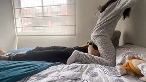 She Ties Me up and Then Facesitts Me to Orgasm