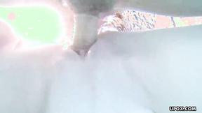 ”Yasmine Gold Fucks Her BF's Big Dick In The Pool”