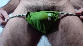 Hairy Butthole Ball Stud-meat Close up