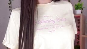 Just me in T-shirt