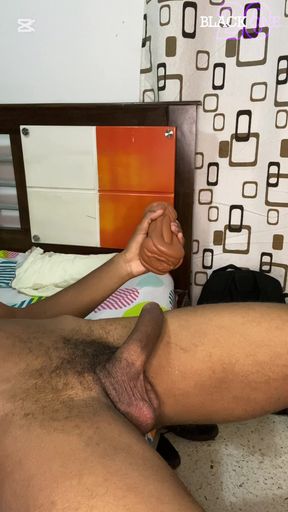 Watch my cock shoot out a juicy cumshot for you