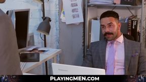 Anal and blowjobs with appropriate Jackson Shane and Teddy Torres