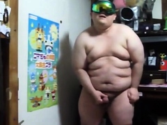 Young Asian Chub jerking