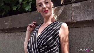 German Scout - Flexible floppy tits mature Yelena Vera pickup and dirty fuck on street