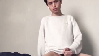 BreedingLatino.com - Sexy young Latino in intense dick stroking solo action