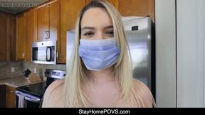 Bored of Quarantine POV Sucks and Fucks Husband