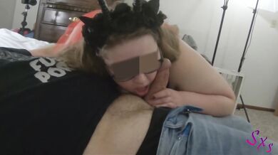 Fucking my Curvy Stepsis on Halloween Night-POV Creampie and Cum on Ass