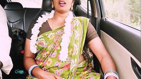 Villege aunty cheating husband try to fucking engh boy. Car sex. Telugu dirty talks.
