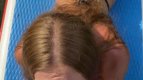 Steamy Lake Encounter: Faces Filled with Cum Revelation