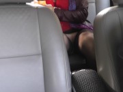 Milf. Taxi driver. Cabbie.  Strip Wet pussy swab tampax
