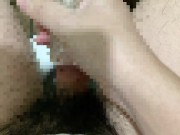 音でバレそう...！！コンビニのトイレで貫通型おなほを使ってこっそりオナニー～オナニー中毒～
