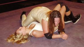 Squeezing the Wrestling Life out of Courtney Sexsmith featuring Courtney Sexsmith vs Kara Kildare