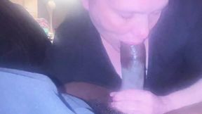 Madly obsessed mom's tight PJs and a gargantuan ebony dong to devour with relish