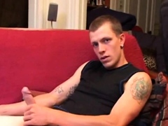 Amateur Shane Stroking His Meat