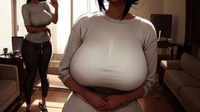 Korean Stepdaughter &amp; Stepmom Share Black Stepdad's BBC