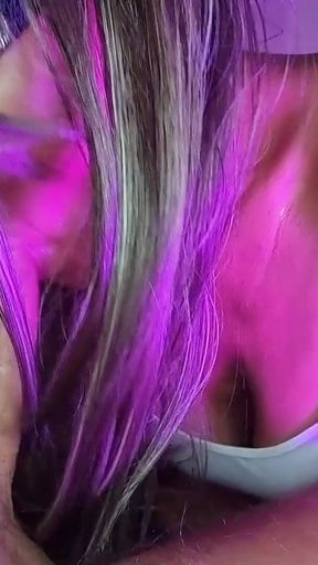 Cumface as I Like Them, Colored Blowjob