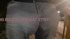 Evening Bulging Walk at Street