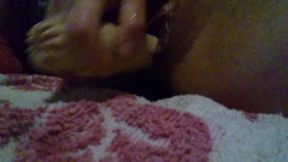 Intense masturbation and pissing