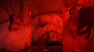 Baise du soir dans la mousse avec mon mari