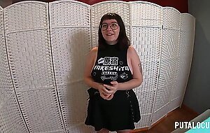 Putalocura - huge cock cums in the pussy of the busty chubby spanish girl meraki