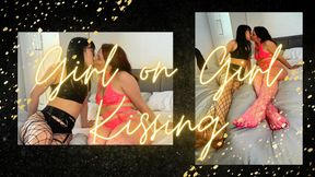 Girl on Girl Kissing