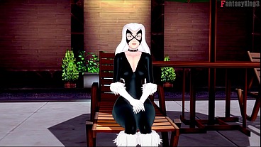 Felicia Hardy (black cat) bikini RED POV sex - Marvel spiderman - Full & Pov version on Sheer & PTRN: Fantasyking3