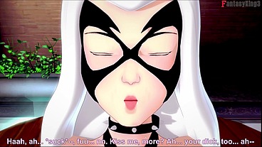 Felicia Hardy (black cat) bikini RED POV sex - Marvel spiderman - Full & Pov version on Sheer & PTRN: Fantasyking3