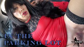 In the parking lot - Crossdresser outdoor exibizioni
