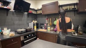 Wet From Cleaning, Hungry From Cooking, Dirty After Eating