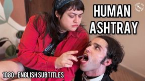 Tired Boss Uses Her Butler As Human Ashtray While Smoking (1080p)