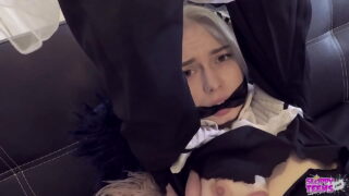Ahegao BDSM filem Marie Rose daripada Dead or Alive cosplayer mendapat fucked